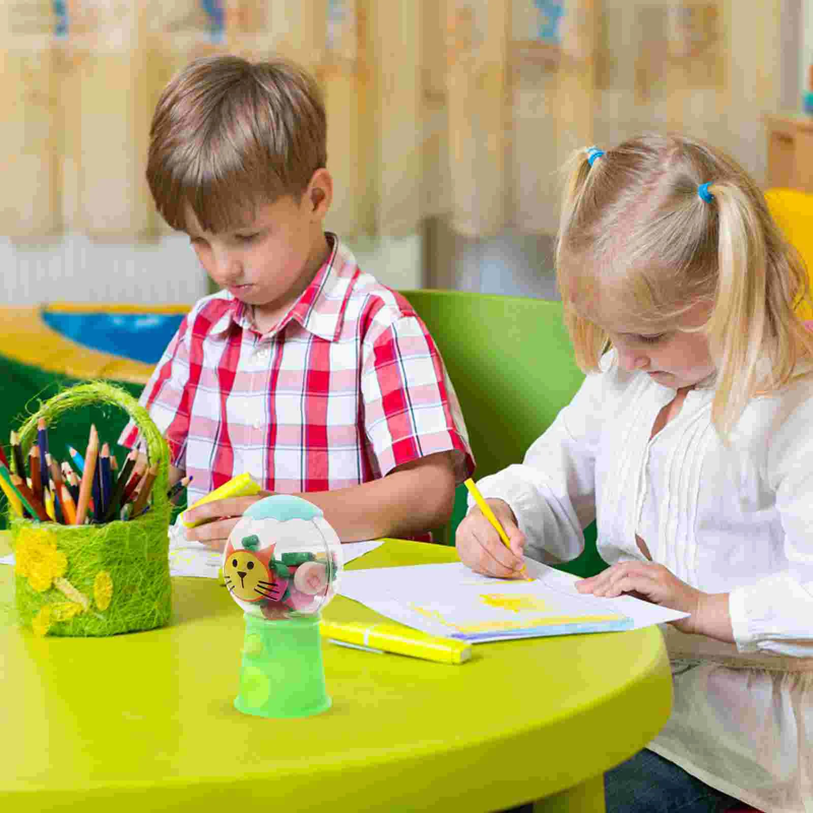 12 шт. маленький резиновый ластик для машины Gashapon очиститель магазин канцелярских