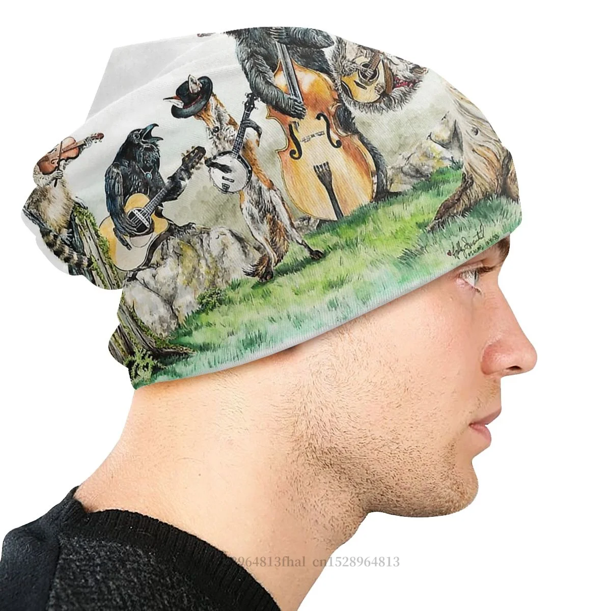 Милые милые уличные шапки с животными кавайные Bluegrass шапочка для дикой музыки