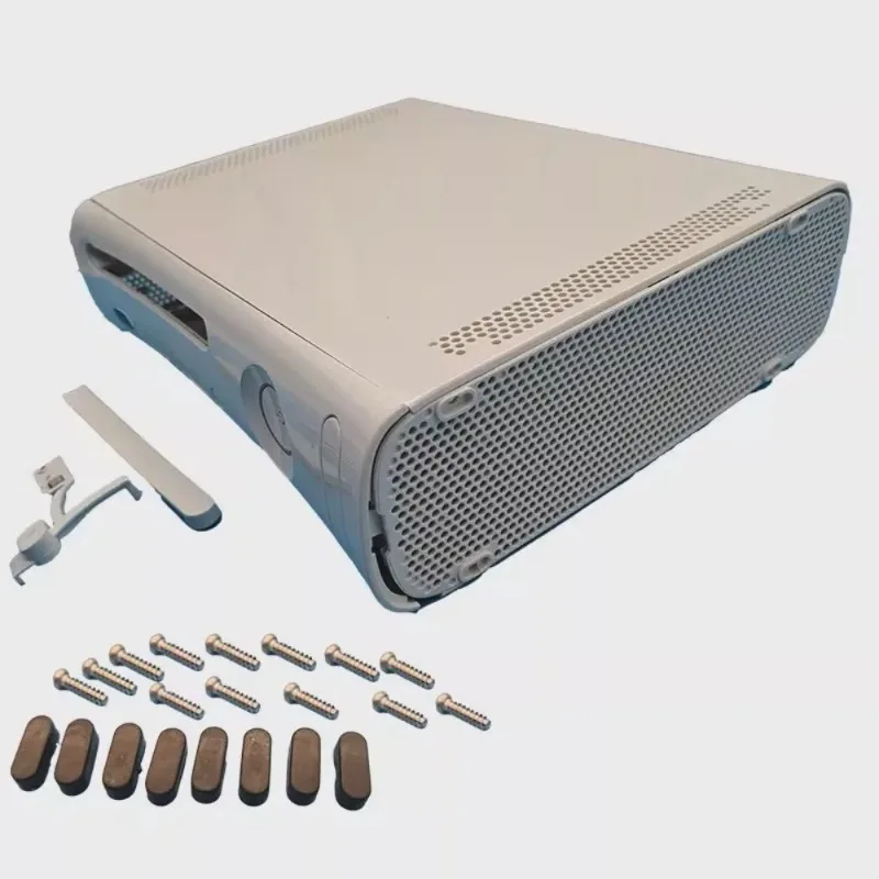 Фото Полный комплект для замены корпуса консоли, совместимый с Xbox 360 Dual 65nm (старая версия), не совместим с моделями 90nm. №2