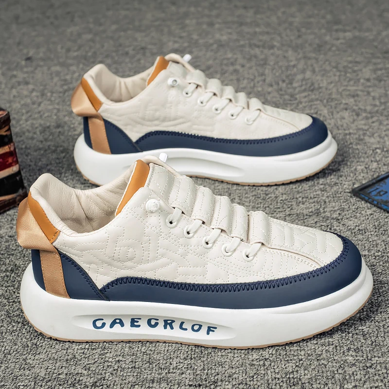 

Мужская спортивная обувь, толстая модная повседневная обувь для бега, Мужская Новая некожаная повседневная обувь 2023, мужские оригинальные туфли для тенниса