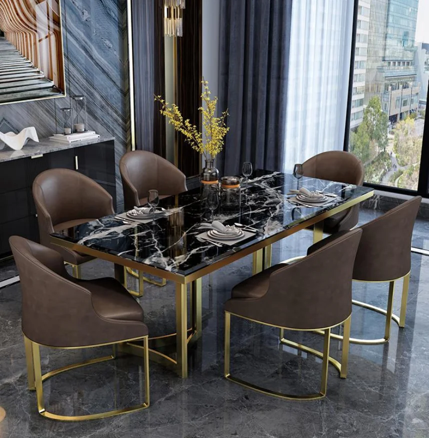 

Leisure Stainless Steel Armrest Chair Velvet PU Leather Upholster Dining Restaurant Chair For Home Hotel