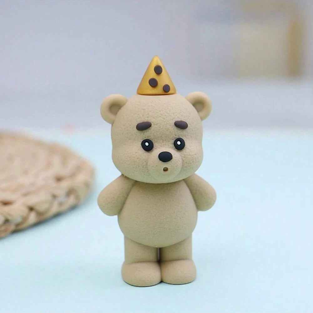 

Топпер для торта медведь из ПВХ