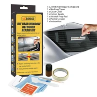 car rear window defogger repair kit diy quick repair scratched broken defroster heater grid lines auto care accessories
