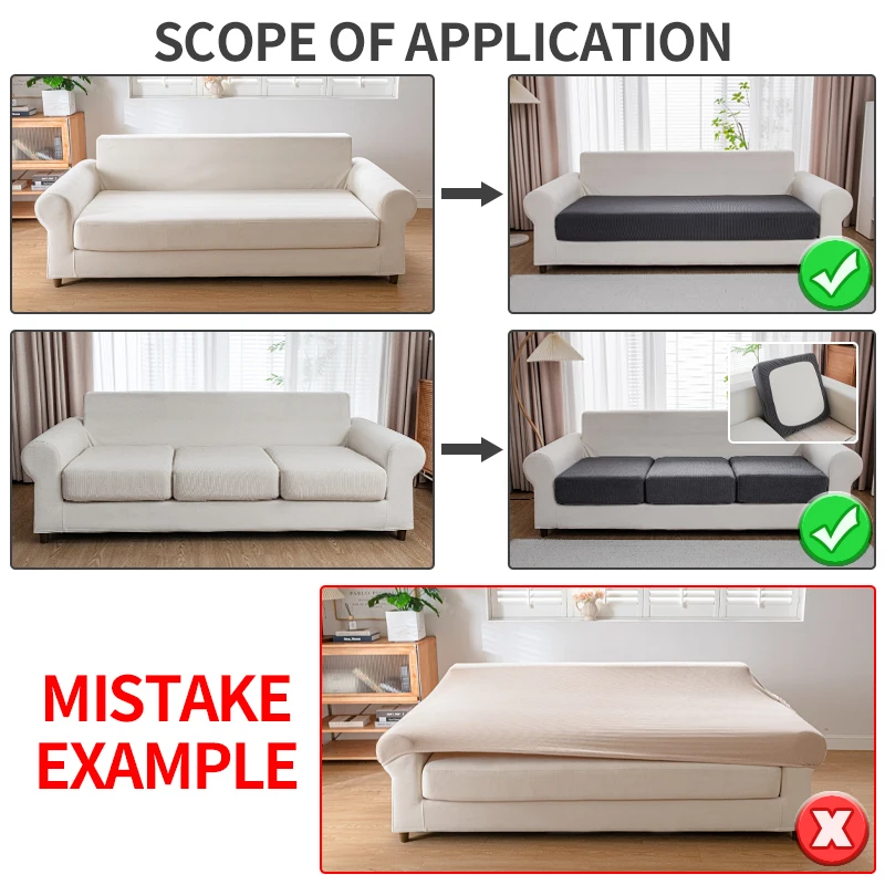 Жаккардовый регулируемый эластичный чехол для дивана с листом плантана чехлы