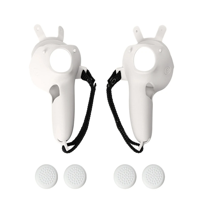 

Half-pack Silicone Grip Cover Silica Gel Protection Case Protector Sweat-Proof & Anti-Throw Protective Sleeve for Oculus 2 E8BE