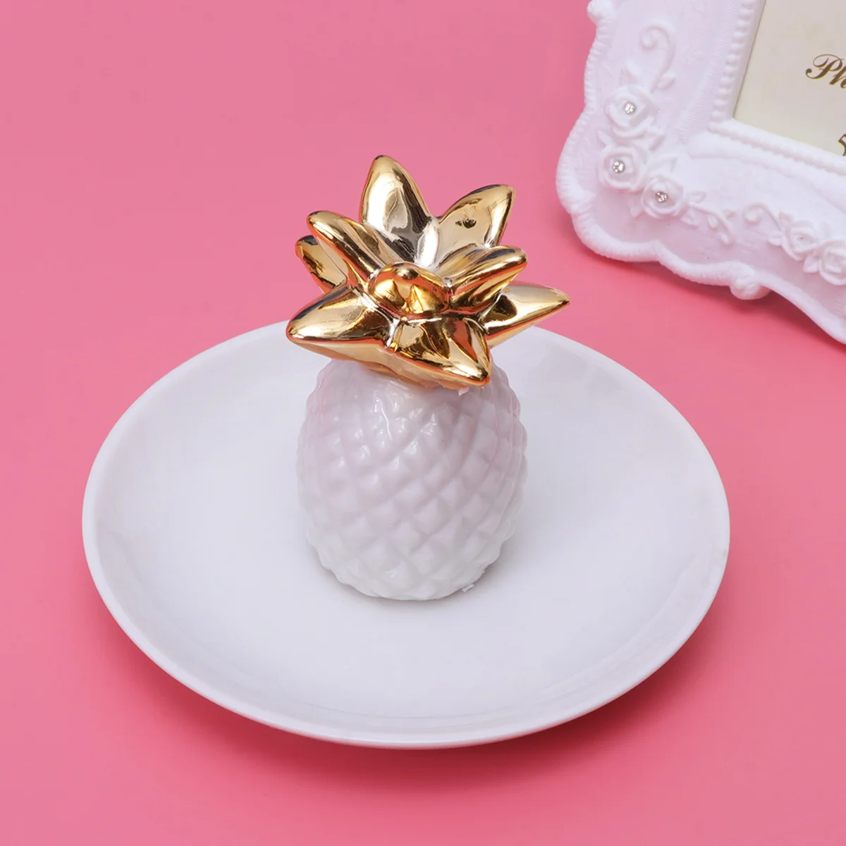 

Wedding Ceremony Decorations Jewelry Dish Tray Dishes Women Storage Bracket Plate Miss