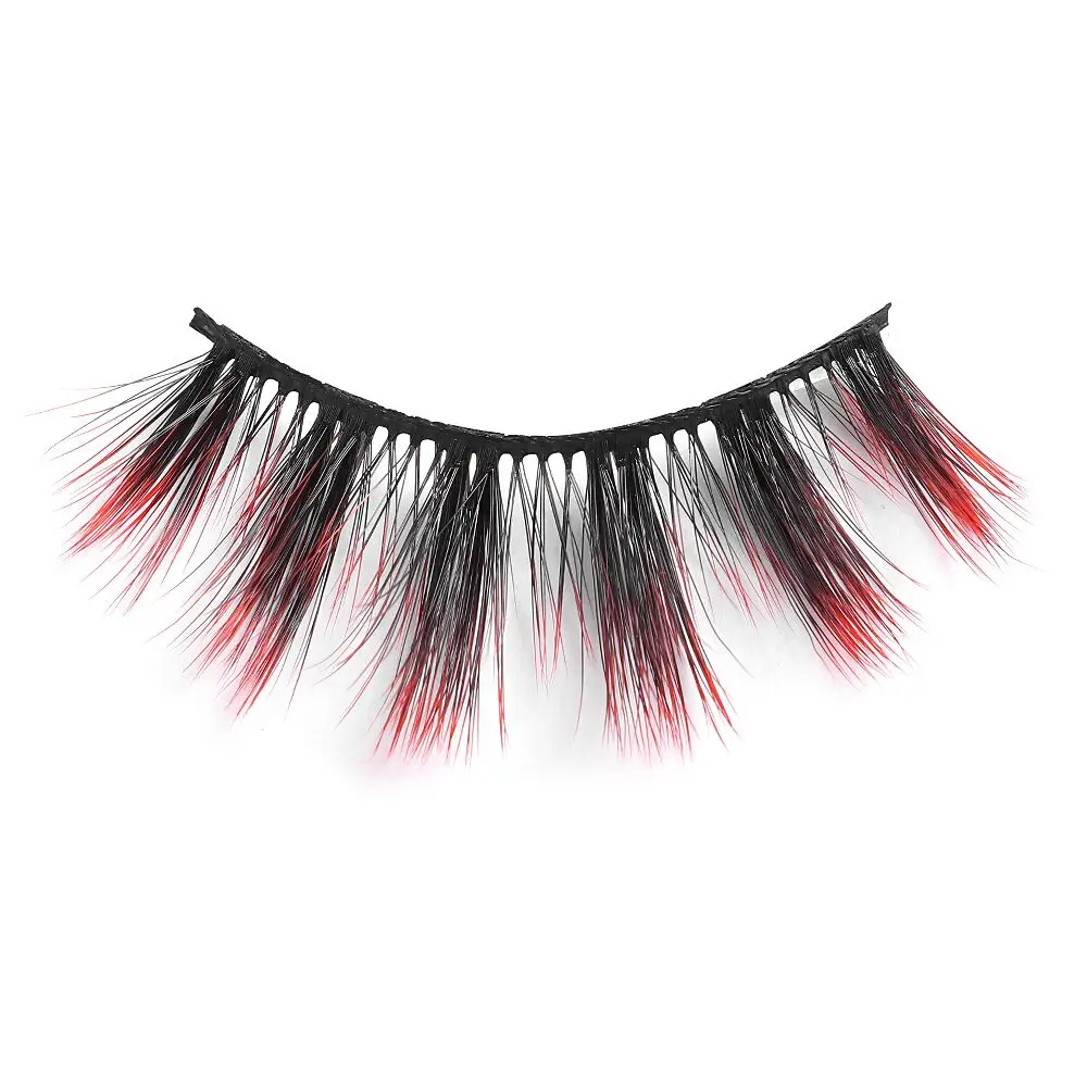 

1 пара, разноцветные накладные ресницы из искусственной норки