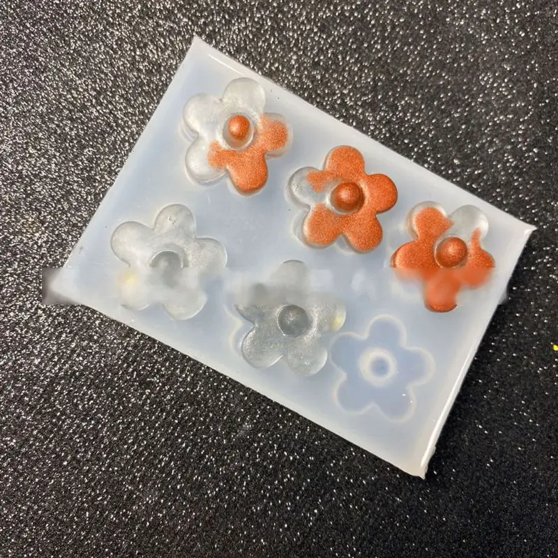 

5 шт., силиконовые формы для украшений, в виде цветка вишни