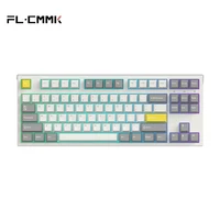 fl%c2%b7esports gp87 87 key single mode wired full key hot swappable rgb lighting without punch