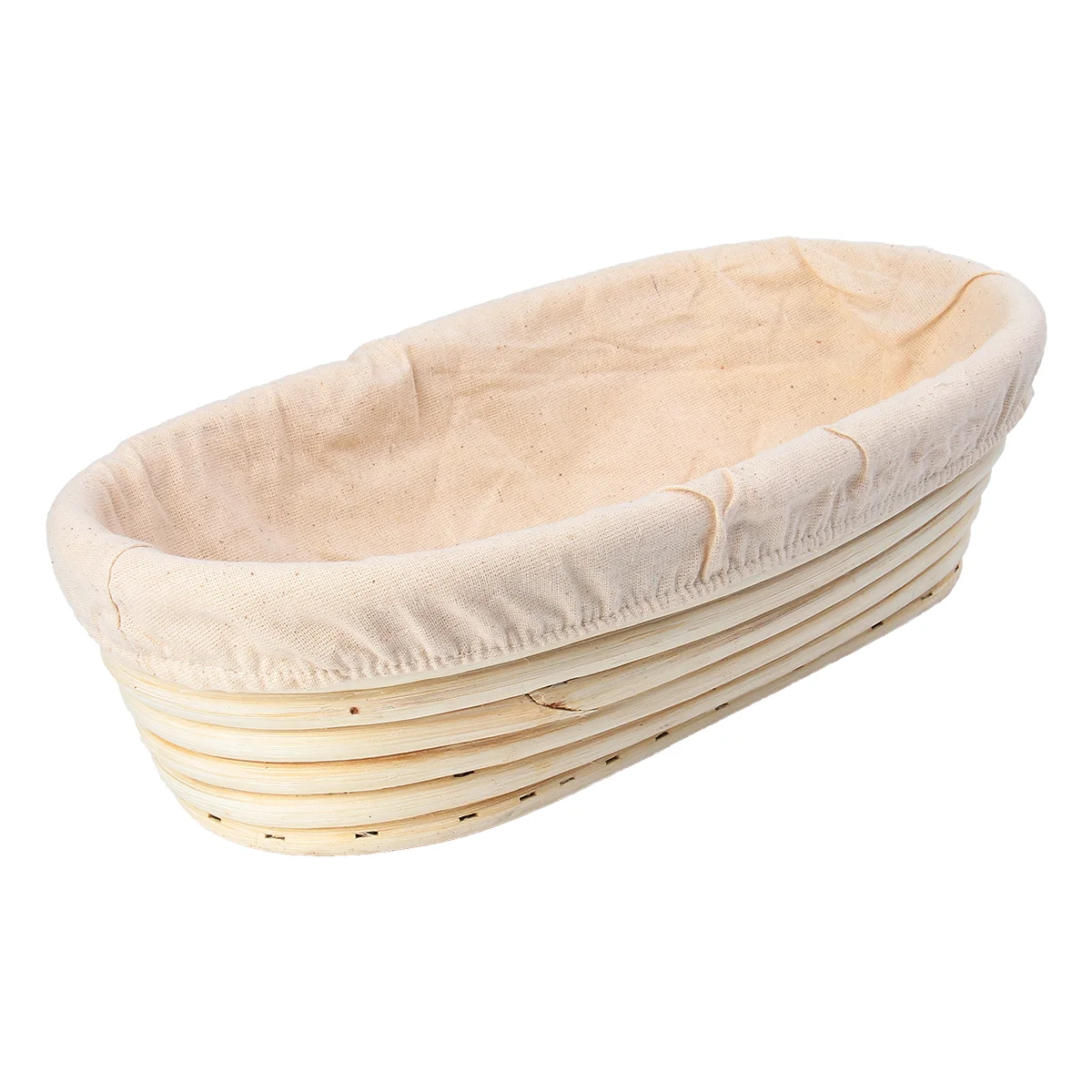 

1pc Fermentation Basket Round Durable Natural Rattan Dough Organizer Proofing Baskets for Restaurant