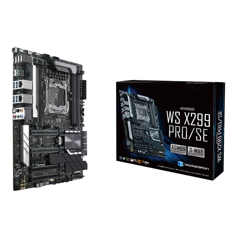Материнская плата WS X299 PRO/SE , ATX LGA2066, процессоры Core X-series