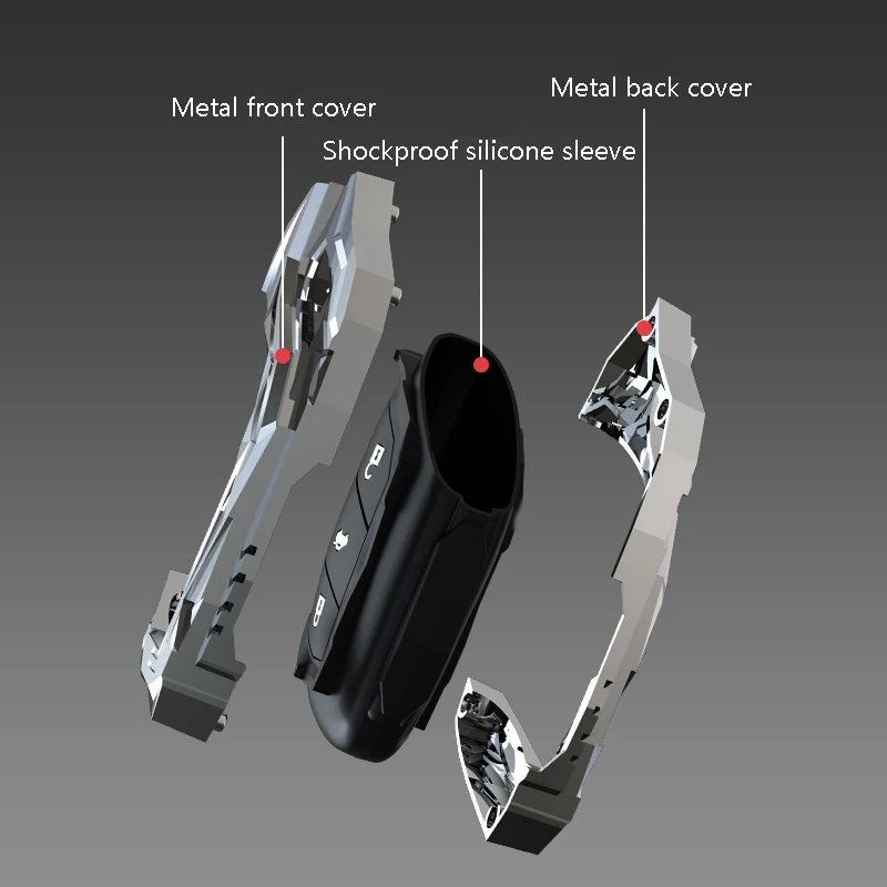 Чехол для дистанционного ключа из цинкового сплава брелок Roewe RX5 I6 I5 RX3 RX8 ERX5 MG ZS EV MG6