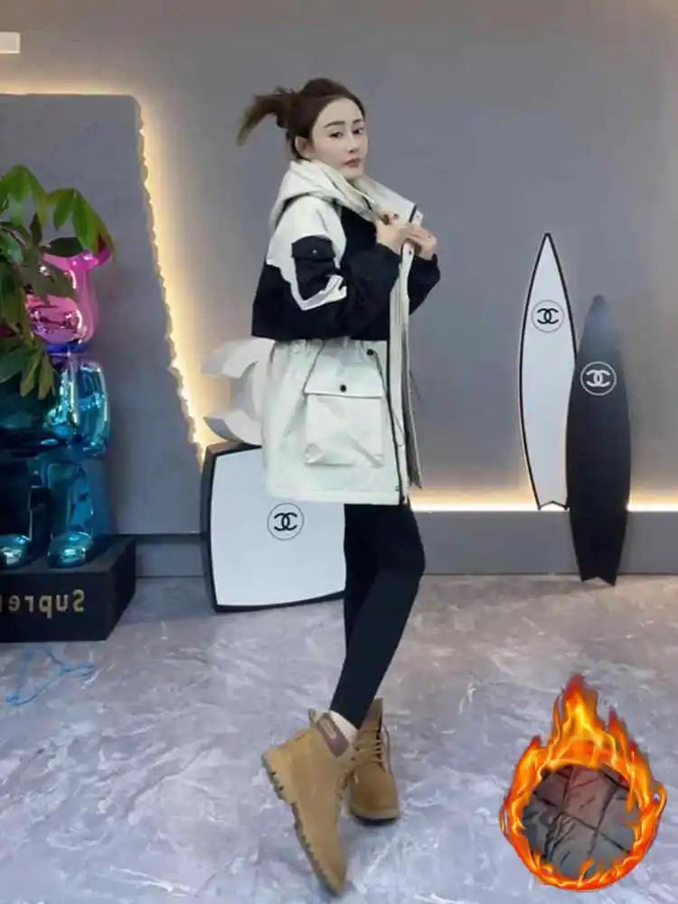 Популярная верхняя одежда этого года для женщин новинка 2024 осенне-зимняя