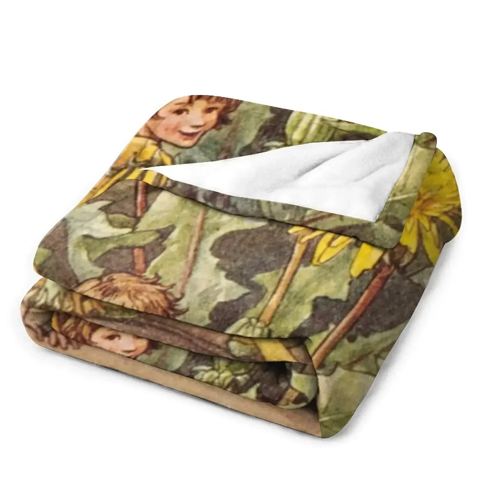 Одеяло Cicely Mary Barker The Dandelion Fairy фланелевая ткань украшения для зимних одеял