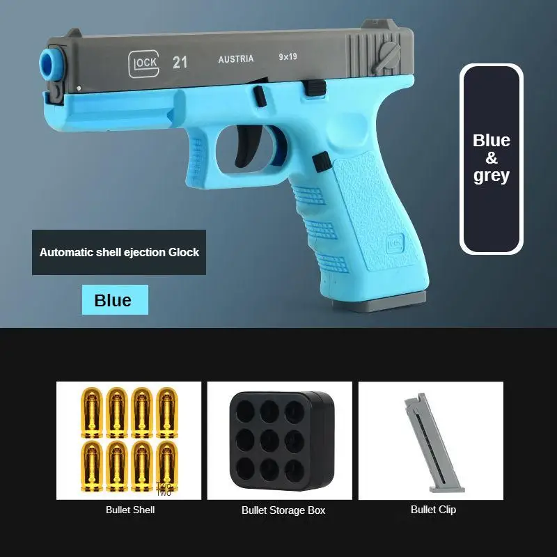 

Игрушечный пистолет G17 Glock/Colt, модель детского оружия для мальчиков, подарок на день рождения, для игр на открытом воздухе, 1911