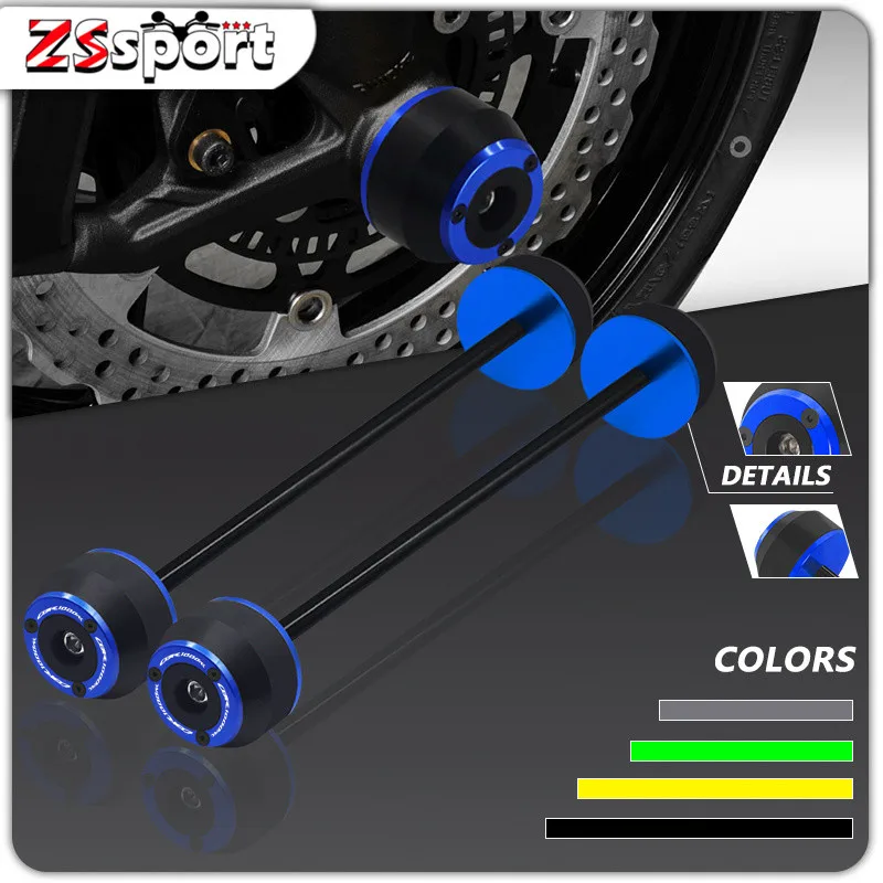 

Motorcycle Accessories Front Rear Wheel Fork Slider Axle Crash Protector Cap For HONDA CBR1000RR 2008-2019 2020 2021 cbr1000rr