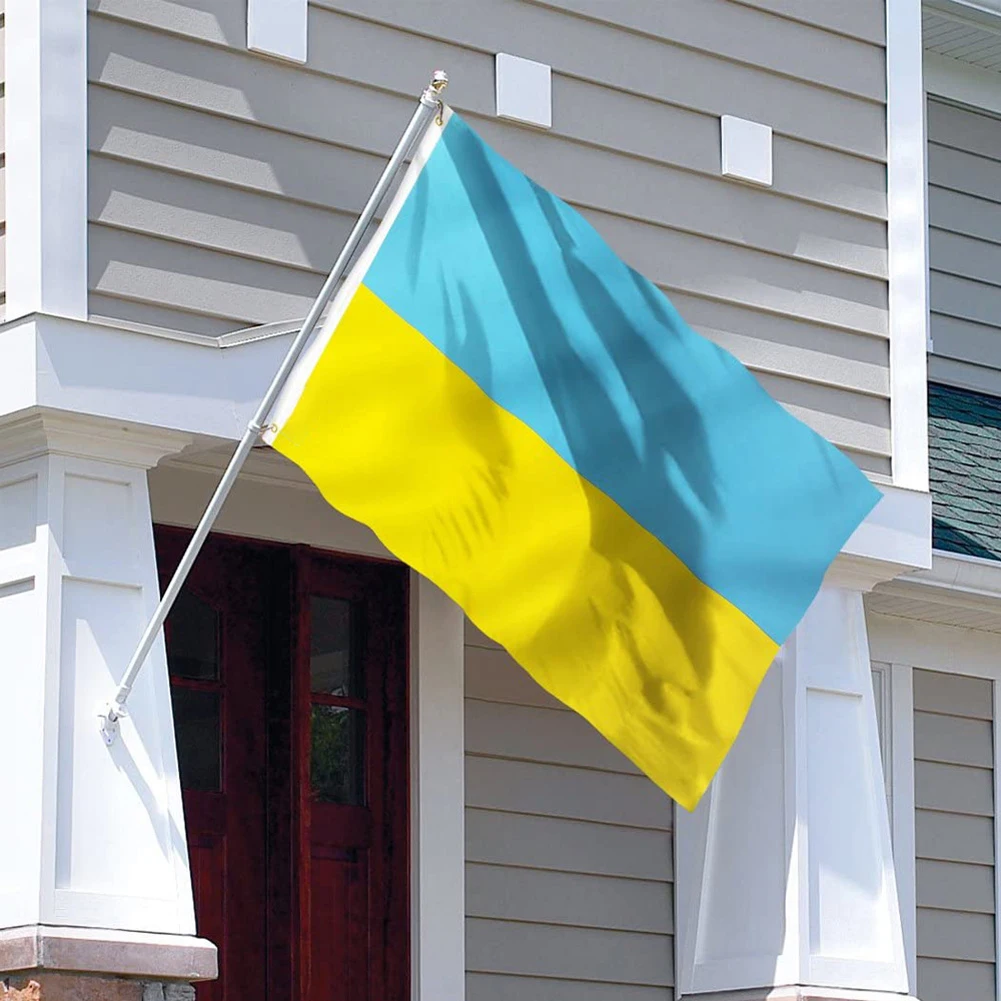 

Hot Sell 3ft x 5ft Hot Sale NEW Ukraine Flag 90x150cm 3x5ft Polyester Ukrainian Banner National Country Flag