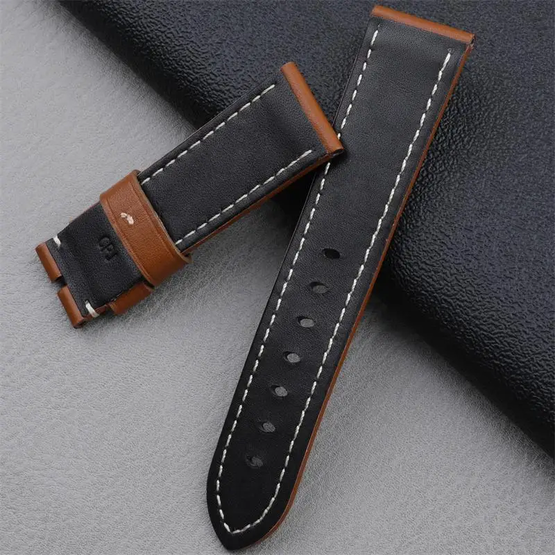 Ремешок BEFIA из натуральной кожи для Panerai ремешок PAM111/441 24 мм браслет нержавеющей