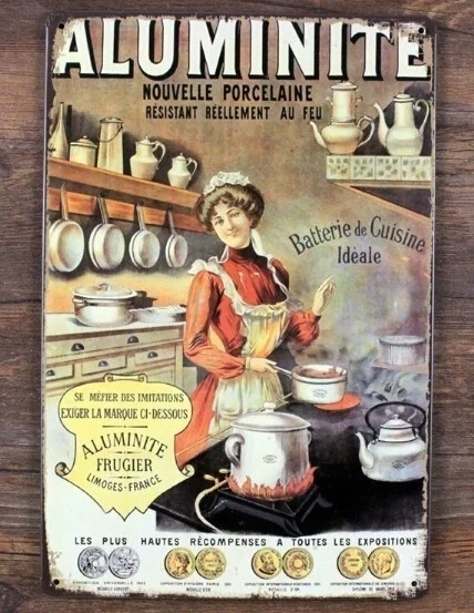 

Vintage Cooking Restaurant Metal Painting Tin Sign Metal Framed Wall Art Coffe Bar Decor Plaque Sign