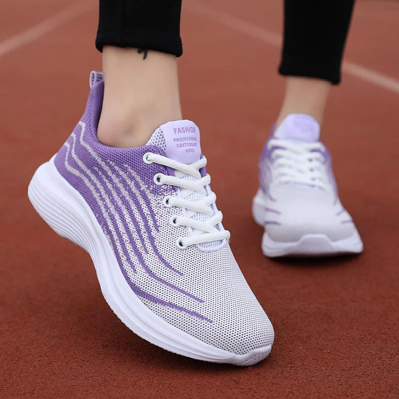 

Women Fashion Sneakers Lace Up Women's Sneakers New Ladies Vulcanized Shoes Trainers Walking Female Footwear Zapatos De Mujer