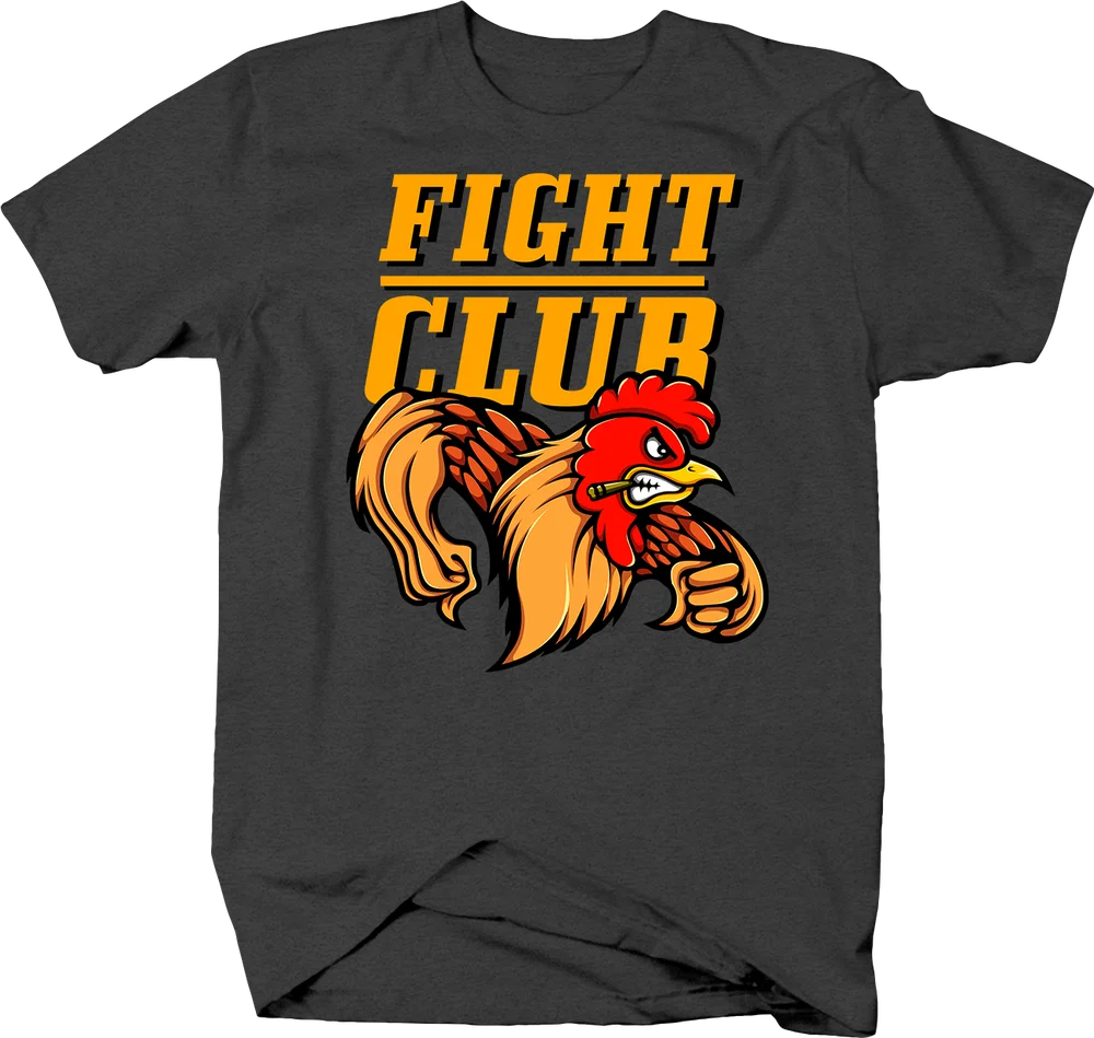 

Fight Club Rooster With A Toothpick In His Beak Cock Fighting Tshirt