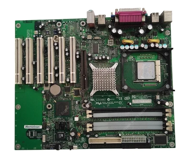 Основная плата промышленного контроля D865GBF/D865PERC 865 6PCI не встроенная сетевая