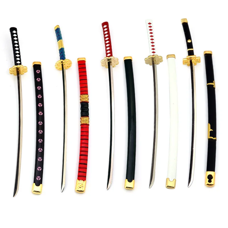 

Аниме цельный Снежный нож брелок ророноа Зоро меч металлические брелоки подвески фигурка модель детские игрушки подарок ювелирные изделия