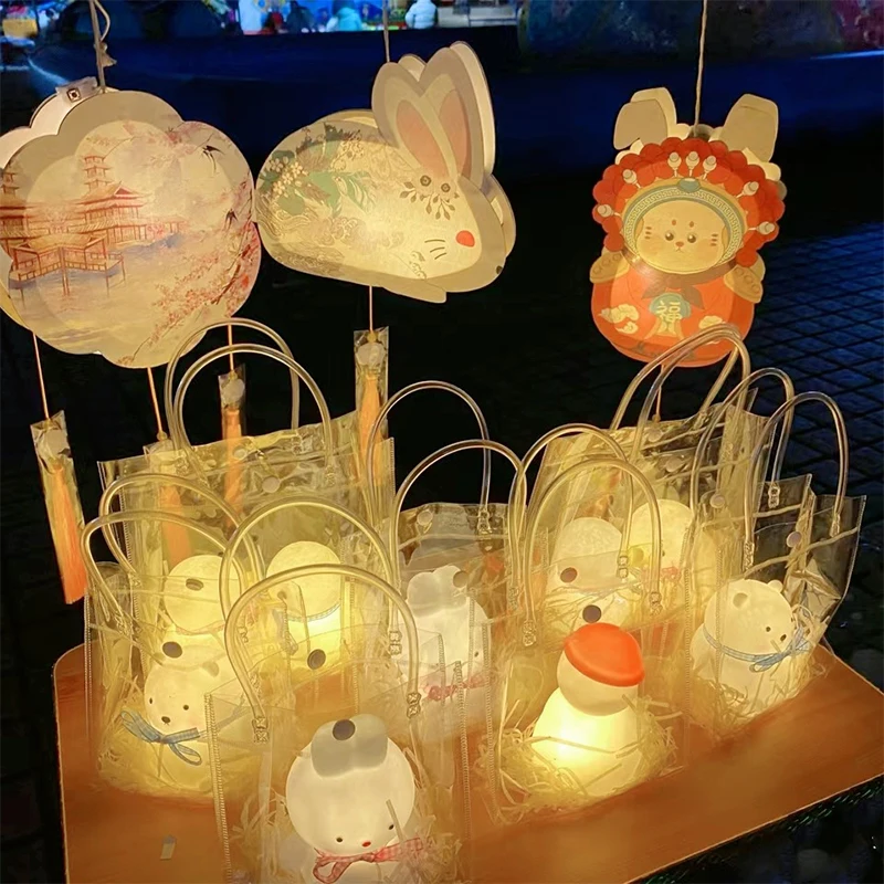 Ночник светильник для украшения спальни лунный свет Мультяшные животные лампы