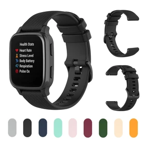 Силиконовый ремешок для Garmin CAME SQ  Vivoactive 3 4  Forerunner 245, браслет на запястье для Amazfit GTS 2 Mini GTR 2e, ремешок для часов