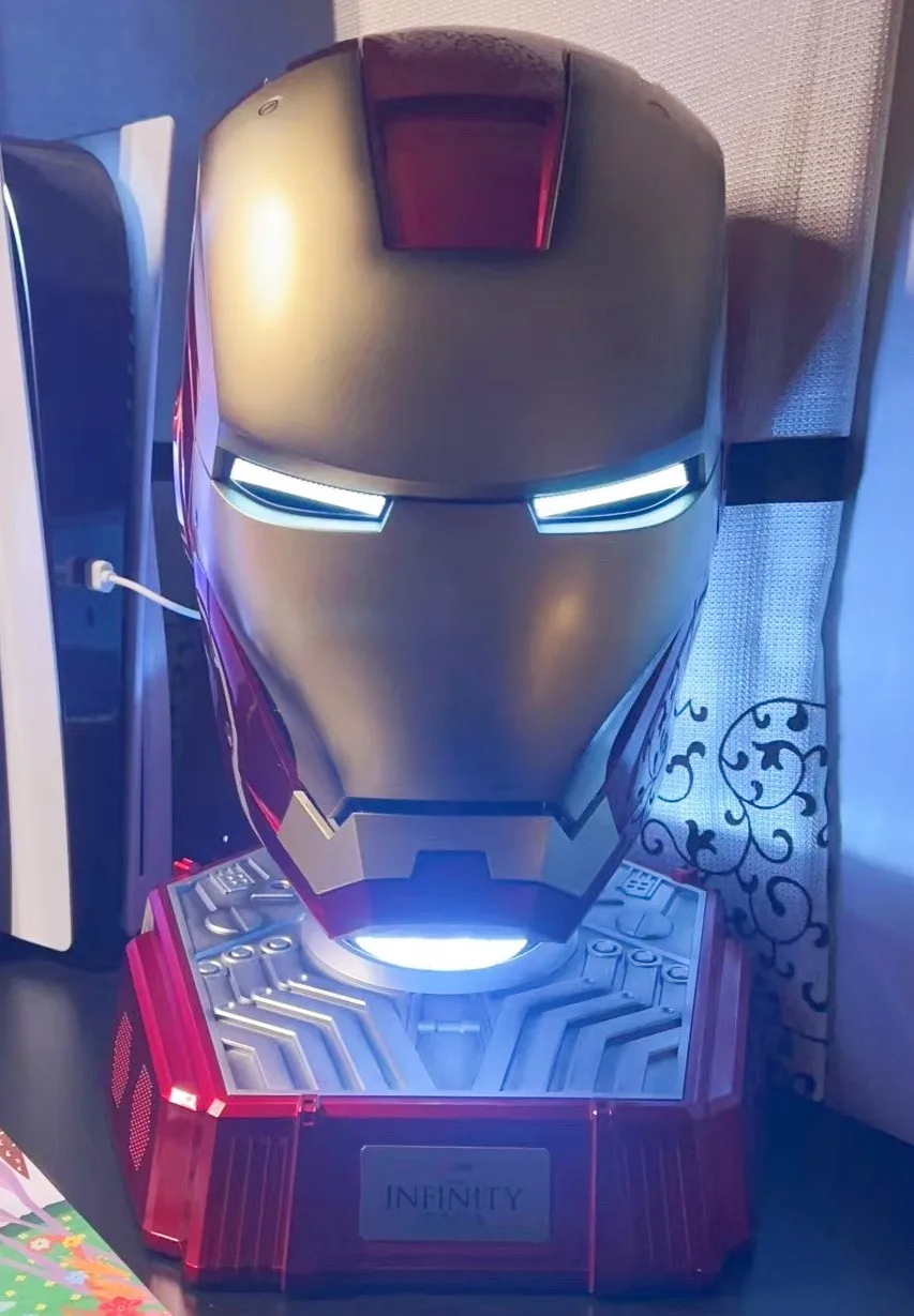 Оригинальный Bluetooth-динамик Marvel Mk7 Железный человек 1:1 шлем электрический пульт