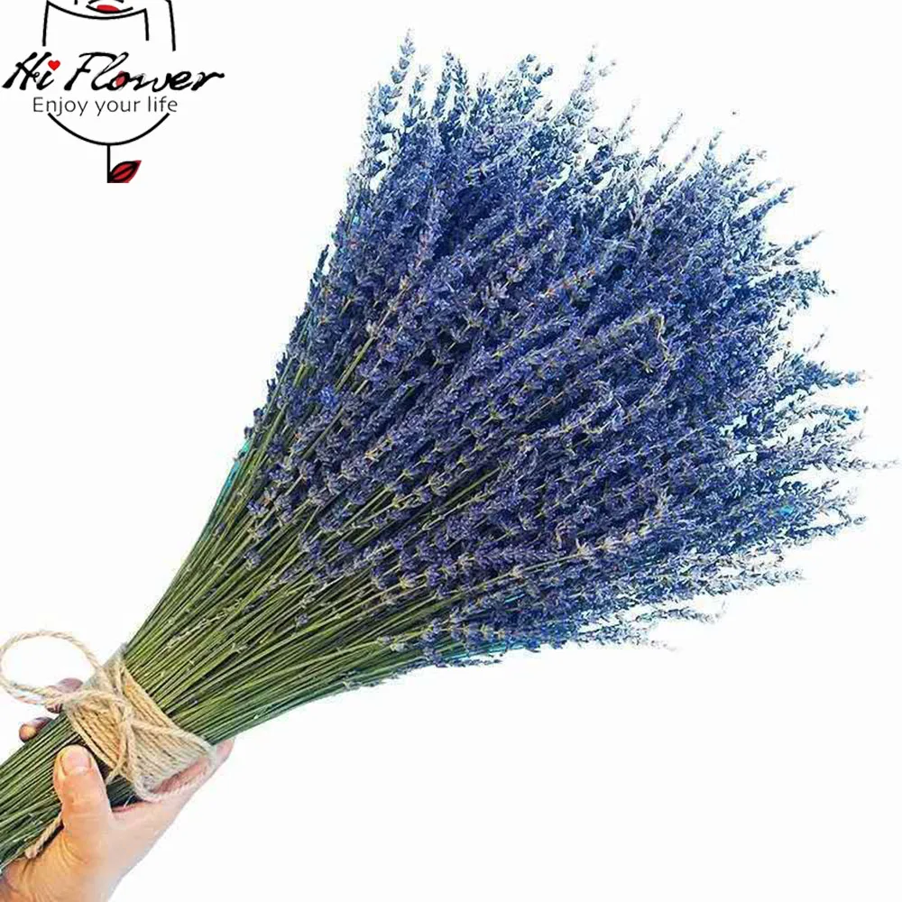 

100g Natural Dry Lavender Flower Bouquet For Wedding Party Gift Preserved Flowers Dried Lavender Hoom Decoration Valentine's Day