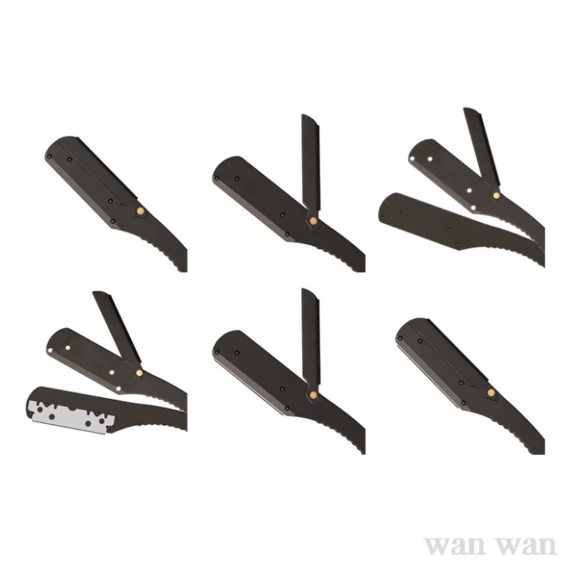 Новый стиль бритва из нержавеющей стали с прямыми краями и хранилищем