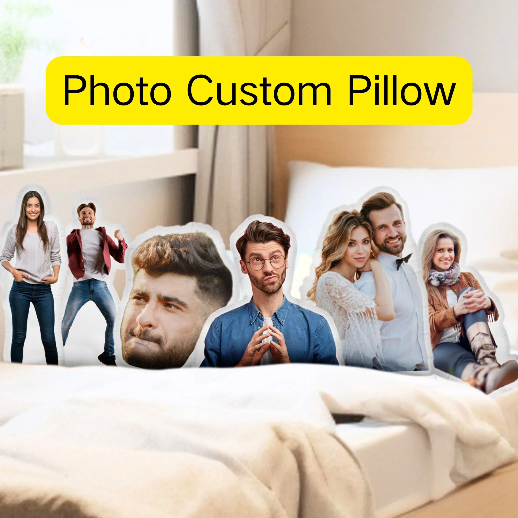 Подушки на заказ из фото мягкая подушка забавной пары плюшевые подушки для