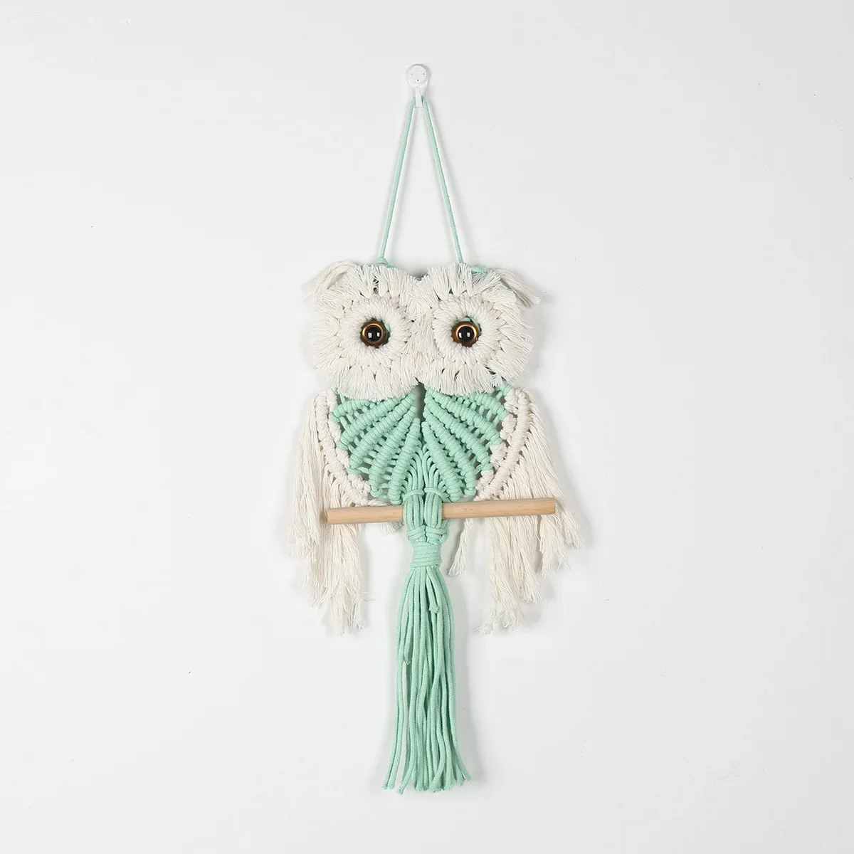 Ручное плетение искусство украшение на стену в богемном стиле сова макраме для