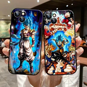 dragon ball anime phone case for funda iphone 13 11 pro max 12 mini x xr xs max 6 6s 7 8 plus se 2020 liquid silicon celular free global shipping