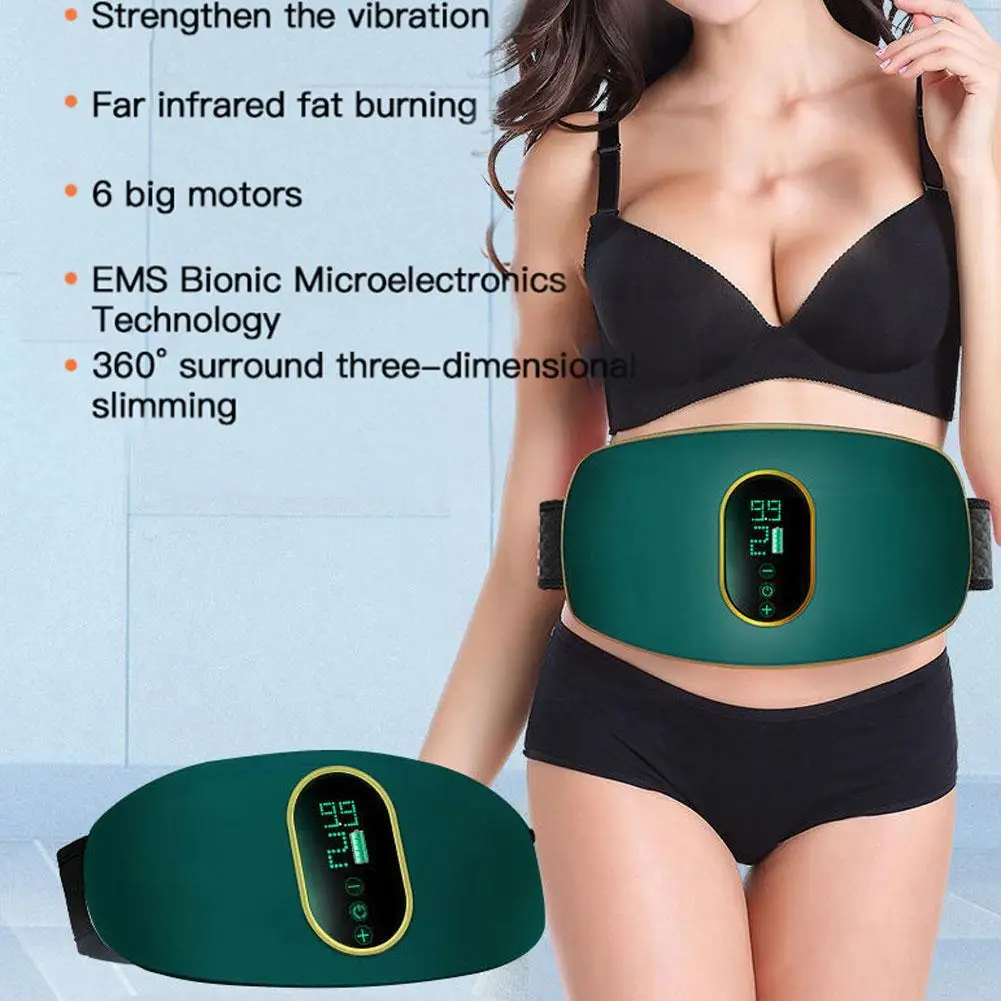 

Slimming Belly Belt Massager Losing Weight Fat Burn Abdominal Celulite Corporal Massageador Ardente Stimulator Fitness Mass P0N9