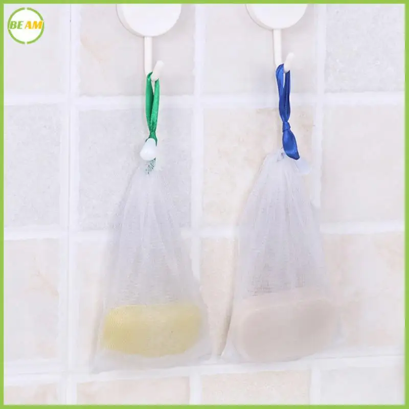 

1PC Soap Foaming Net Wash Face Bath Shower Soap Blister Bubble Mesh Body Cleansing Nets Bathroom Accessories Random Color