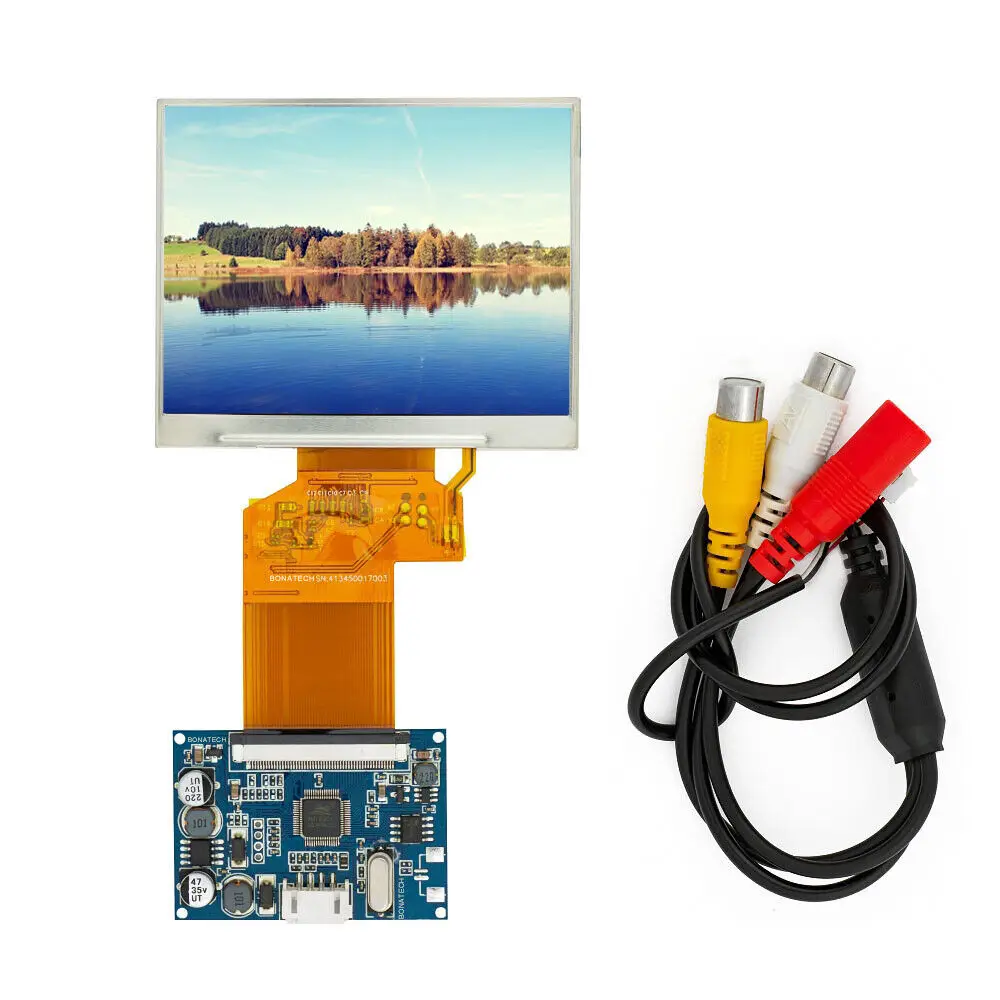 

3,5 "LQ035NC111 a-Si TFT-ЖК-дисплей экран, 54 контакта, плата управления AV