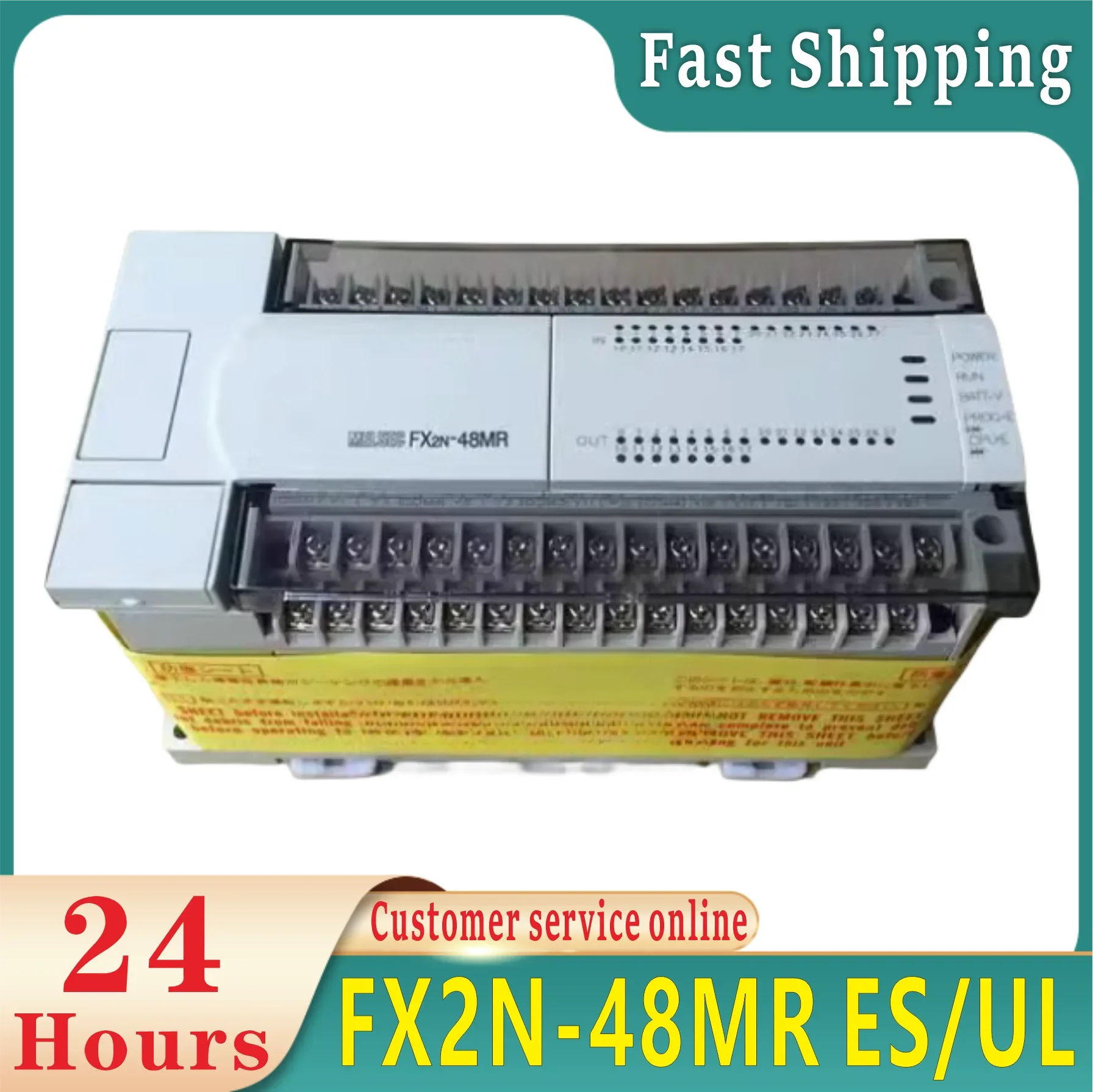 100% новый оригинальный ПЛК FX2N-16MR ES/UL FX2N-32MR FX2N-48MR FX2N-64MR FX2N-80MR FX2N-128MR