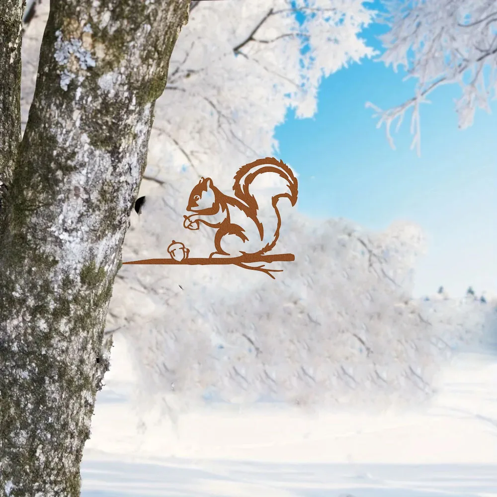 Заворожущая металлическая белка Art – гипнотиза с домашней красотой.