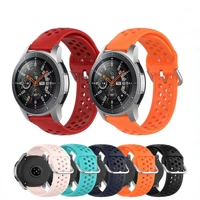 22mm 20mm watch strap for samsung watch 3gear s3active 2huawei watch 3gt2 sports silicone wristband for amazfit gtrstratos