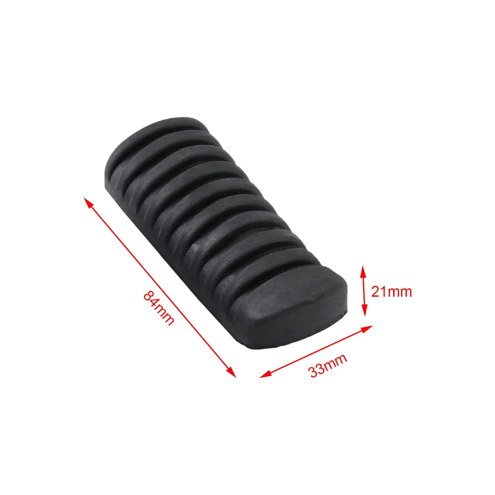 Черный резиновый чехол для педалей нескользящий Kawasaki Z900RS