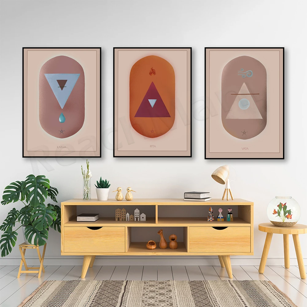 Художественные принты Ayurveda подарки баланс жизни альтернативная медицина для