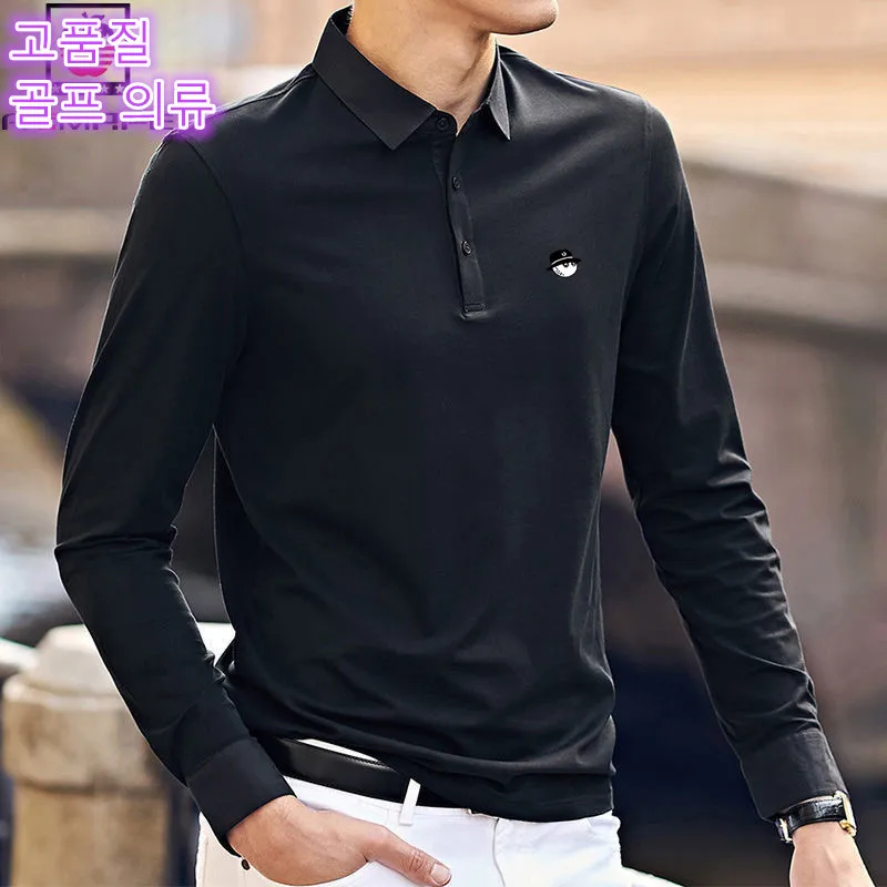 

high quality Golf Wear Men's Long Sleeve T-shirt Golf Clothing Sportswear Outdoor Leisure Golf POLO Shirt Sports Golf Shirts 202