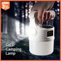 xiaomi 10 modes solar led camping lights flashlight solar power waterproof camp tent usb rechargeable outdoor lighting lamp