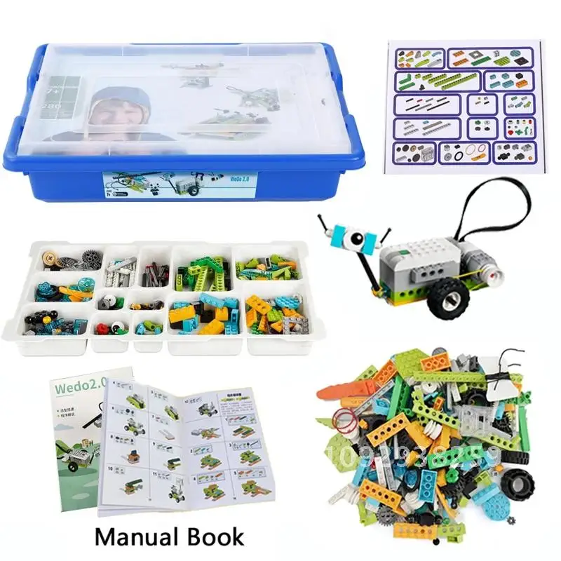 НОВЫЙ образовательный и Dacta Mindstorms WeDo комплект строительных блоков Bricks набор DIY STEAM