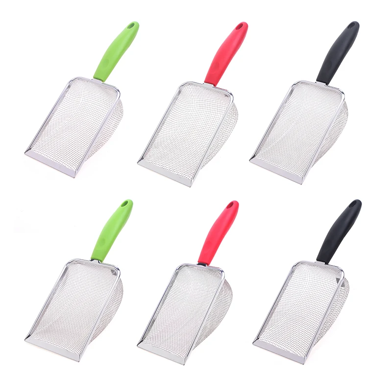 

Подложка из нержавеющей стали для рептилий, песочная лопата, тонкая подложка для постельного белья, лопатка для кошачьего туалета, куриная лопата рутина