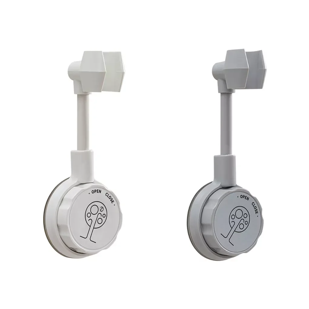 

Suction Cup Shower Holder Adjustable Shower Head Holder Universal Bathroom Bracket Nozzle Base Stand Punch-Free 360°Rotation 1pc