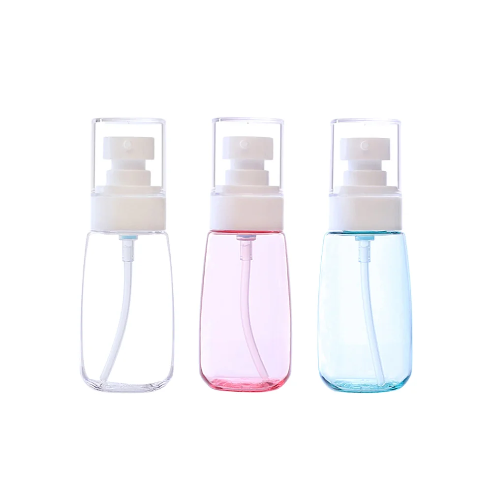 

3pcs 60ML Spray Bottles Portable Thick Bottom Refillable Reusable Container for