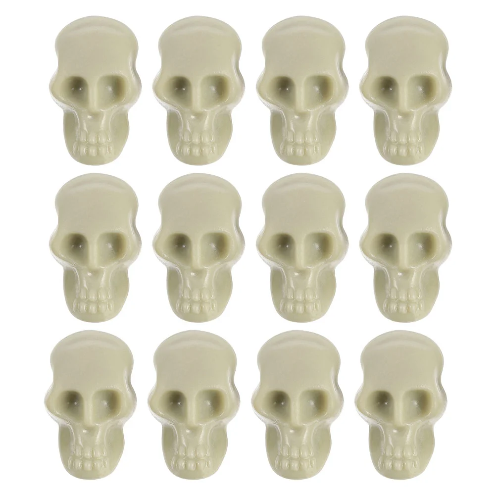 

70 Pcs Mini Charms Small Models Skulls Household Decor Plastic Halloween Home